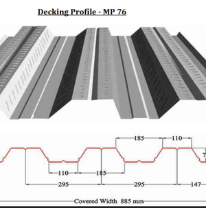 Decking Profile Sheet MP-76
