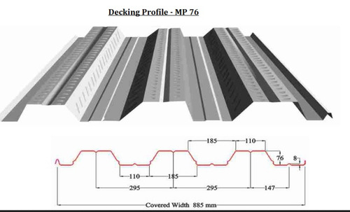 Decking Profile Sheet MP-76