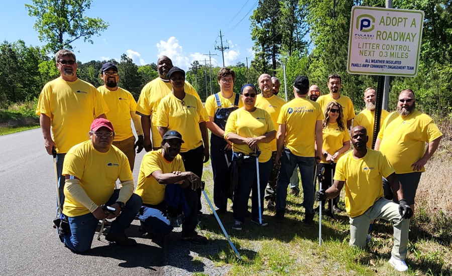 All Weather Insulated Panels Employees Participate in ‘Earth Day’ Cleanups