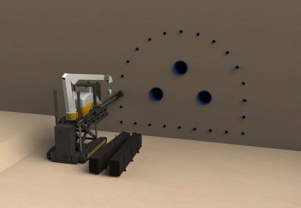 Swarming Tunnel Bots To Dig Pedestrian Underpass