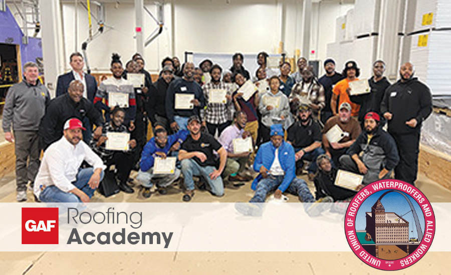 ‘Roofers Local 2’ Graduates Pre-Apprentices from GAF Roofing Academy